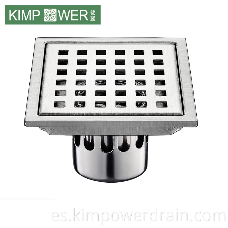 square shower drain